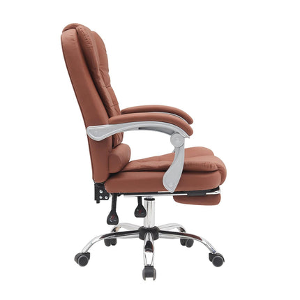 Silla de Oficina Gerencial 707 Marrón | Comodidad y Estilo para tu Espacio de Trabajo