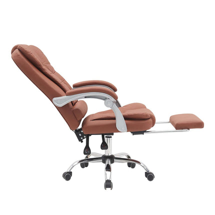 Silla de Oficina Gerencial 707 Marrón | Comodidad y Estilo para tu Espacio de Trabajo