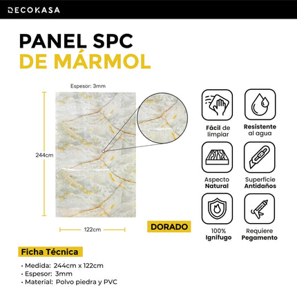 Panel SPC Mármol / 8002