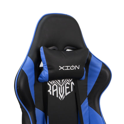 Silla Gamer Ergonómica RAVEN PREMIUM PLUS 180° /  AZUL