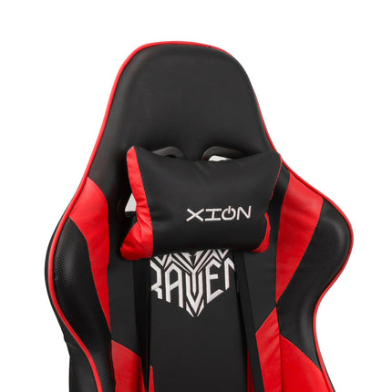 Silla Gamer Ergonómica RAVEN PREMIUM PLUS 180° /  ROJO