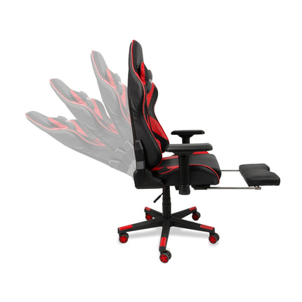 Silla Gamer Ergonómica RAVEN PREMIUM PLUS 180° /  ROJO