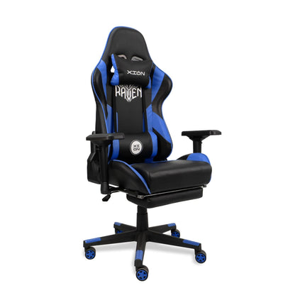 Silla Gamer Ergonómica RAVEN PREMIUM PLUS 180° /  AZUL