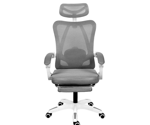 Silla de Oficina T18 - Blanco Negro – Mundo Negocio Ecuador